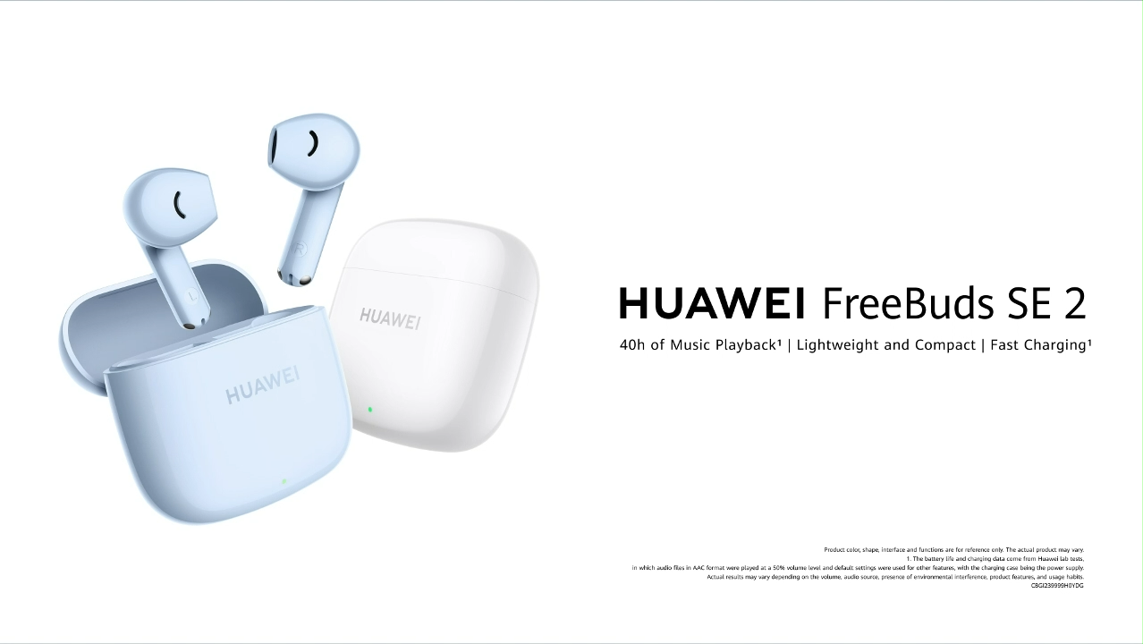 HUAWEI FreeBuds SE 2 Earphone | 40h of Music Playback | Lightweight and Compact | Fast Charging