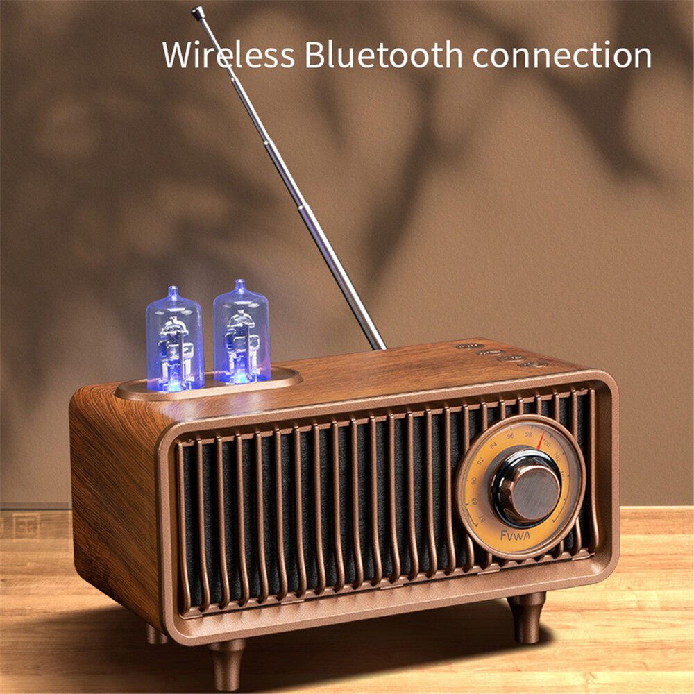 Retro Wireless Bluetooth Speaker Subwoofer Radio Portable Memory Card U Disk High Sound Quality Outdoor Speaker