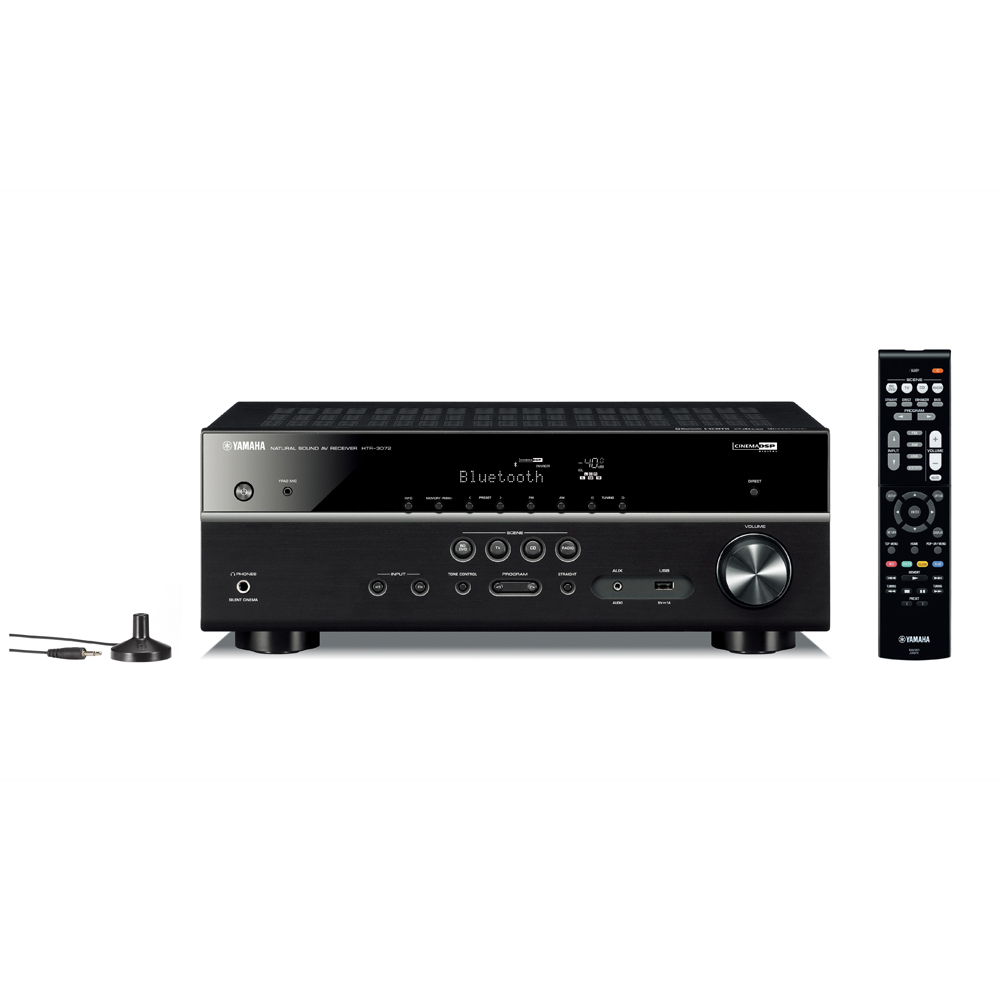 YAMAHA HTR-3072 BL 5.1CH AV RECEIVER (BLACK) | 1 YEAR WARRANTY BY AGENT